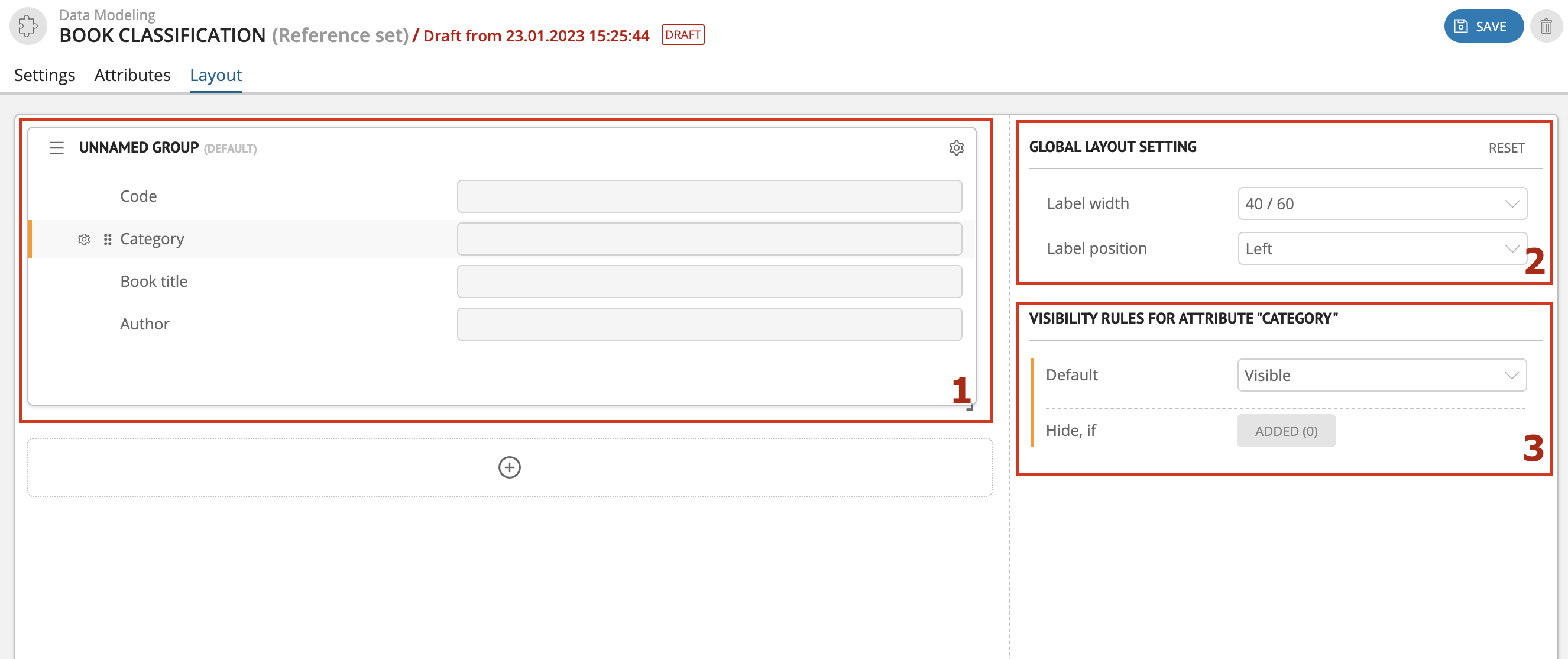 Customizing appearance of the record card (example of displaying for Enterprise Edition)